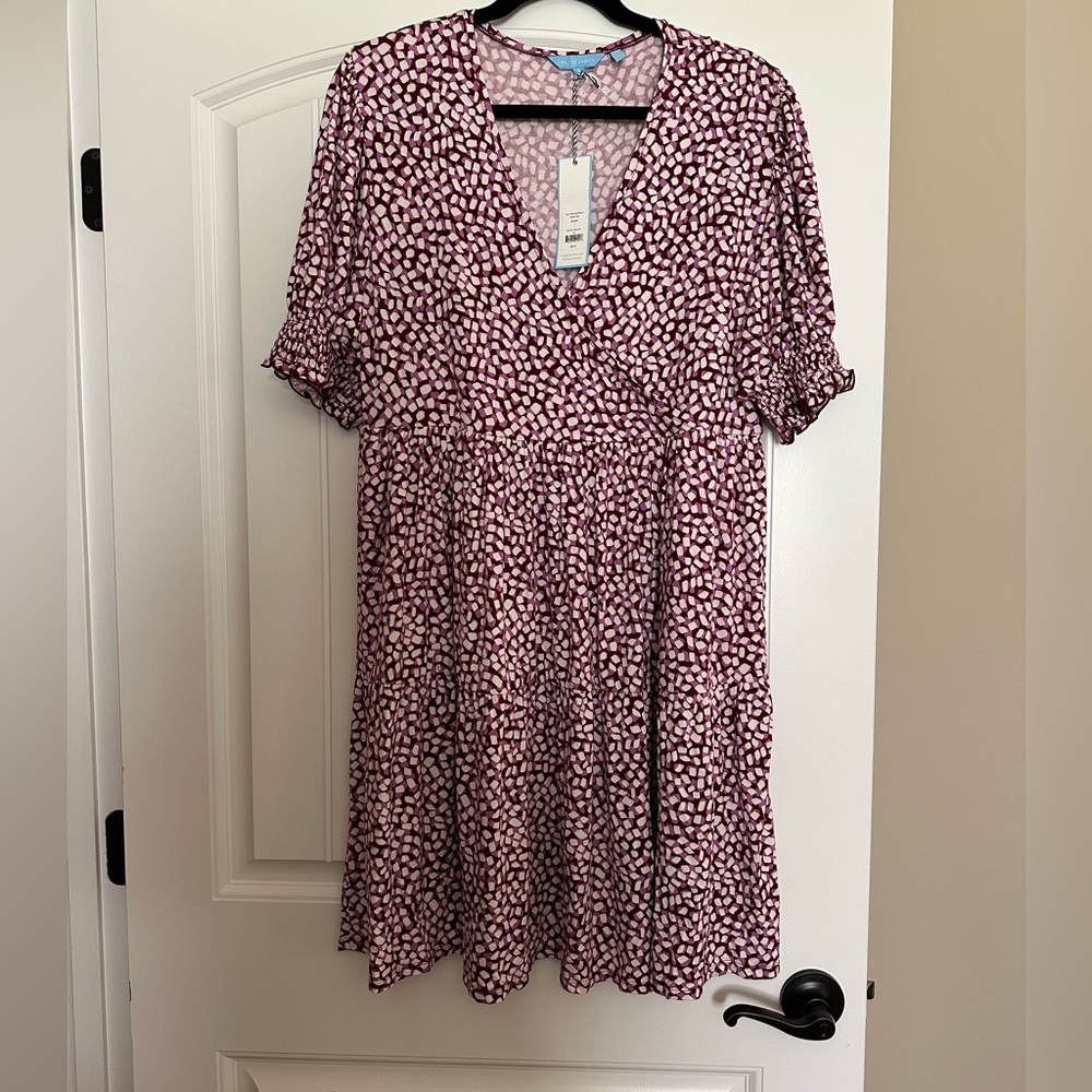 Draper James Faux Wrap Knit Dress